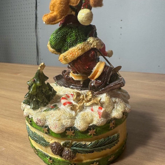 Christmas winter reindeer snowman and Christmas tree decor piece - Picture 4 of 5